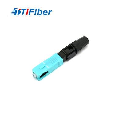 کابل Drop FTTH از اتصال سریع فیبر نوری SC UPC OM3 استفاده کنید