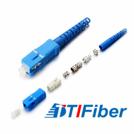 اتصالات کابل فیبر نوری مواد پلاستیکی SC UPC SM MM نوع برای شبکه FTTH